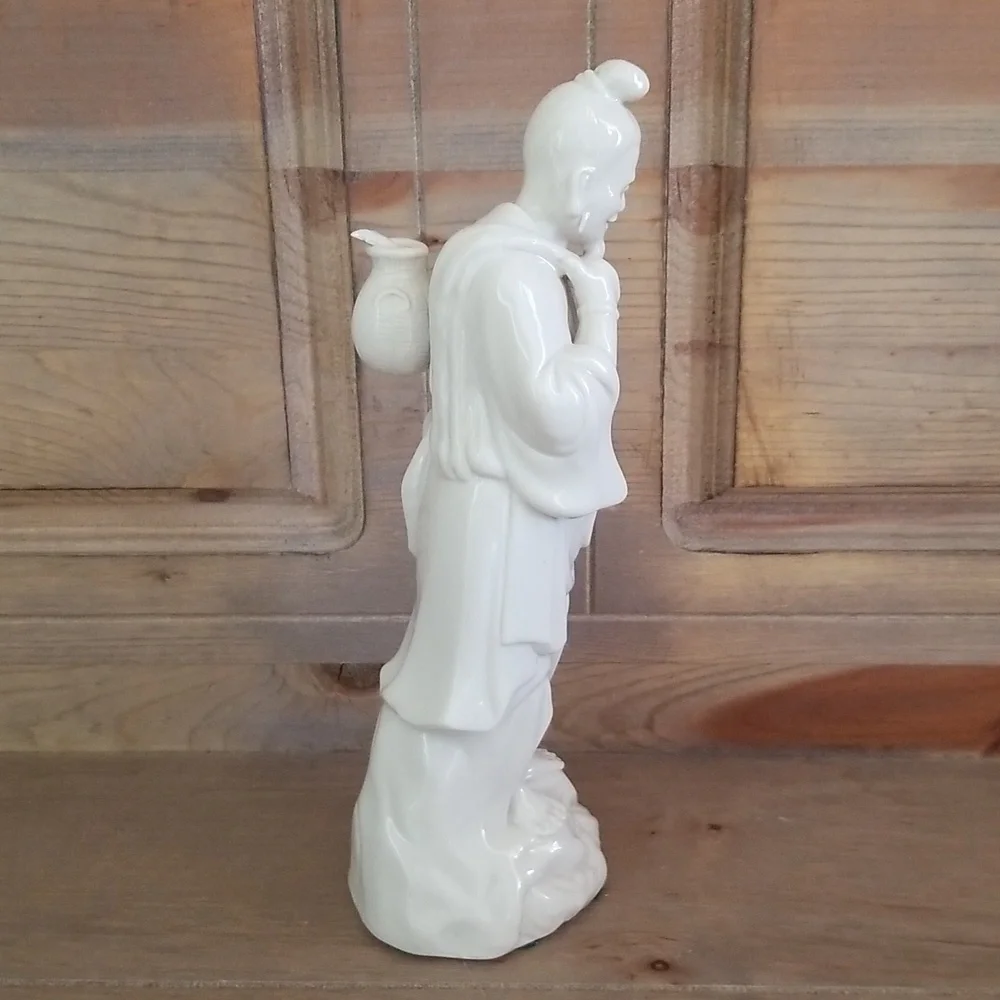 Vintage Asian Fisherman Figurine